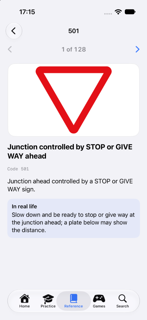 Official Statutory Road Signs Catalog